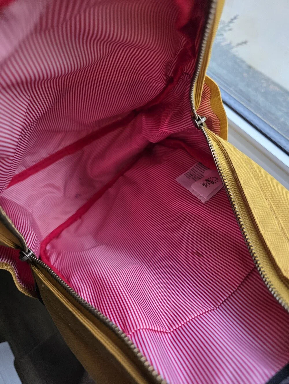 Herschel Supply Co. Mustard Yellow Backpack 15x10x4.5